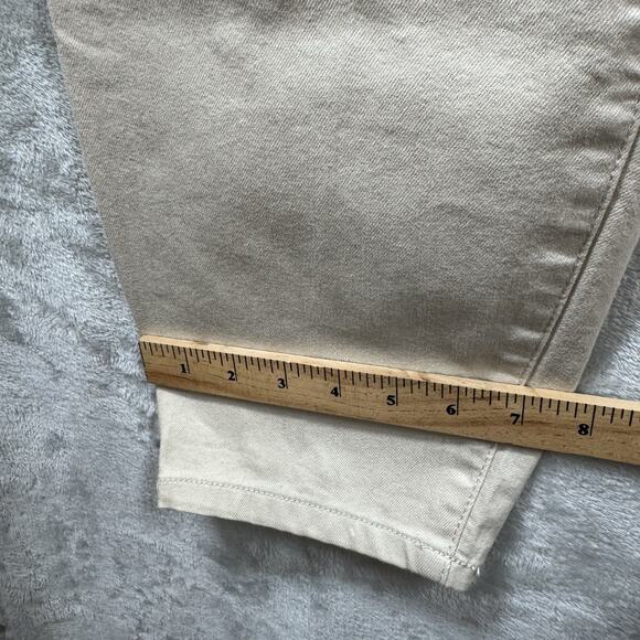 d.jeans NEW Womens Denim Jeans 22W Beige Ankle Plus Stretch Zipper Pockets - Picture 11 of 12